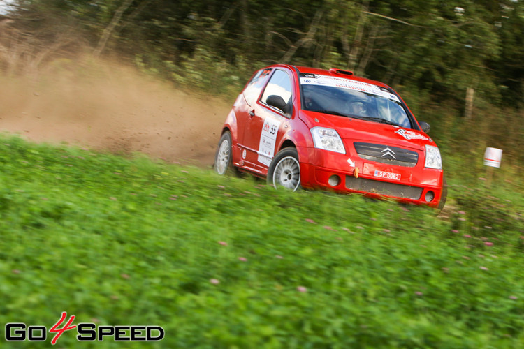 "Rally Kurzeme 2014" testa ātrumposms