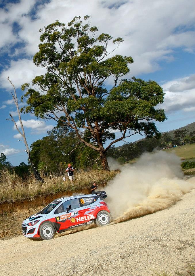 Krāšņais Austrālijas WRC rallijs