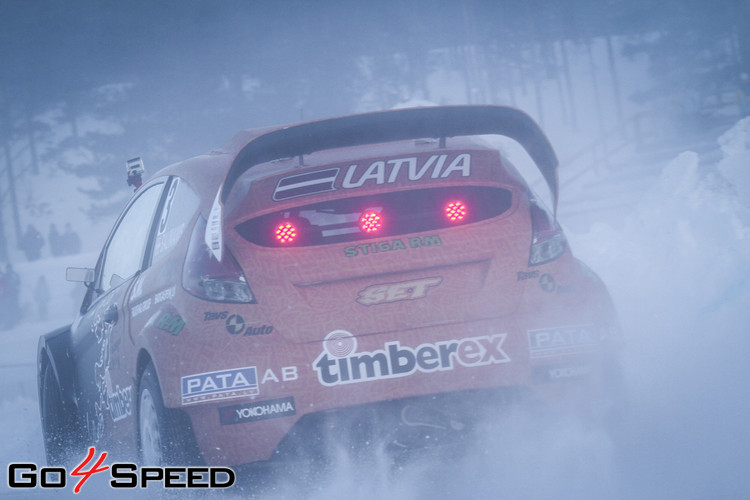 Baumanis debitē 'RallyX On Ice' sacensībās