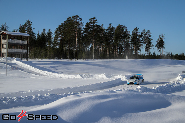 Baumanis debitē 'RallyX On Ice' sacensībās