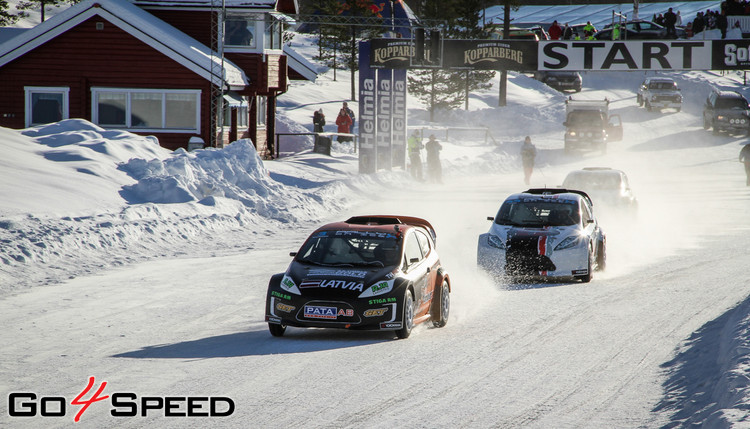 Baumanis debitē 'RallyX On Ice' sacensībās