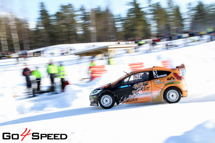 Baumanis debitē 'RallyX On Ice' sacensībās