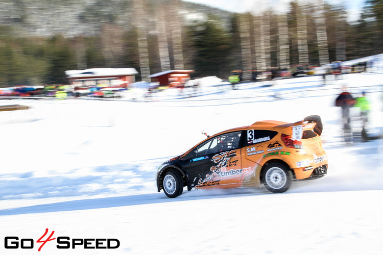 Baumanis debitē 'RallyX On Ice' sacensībās