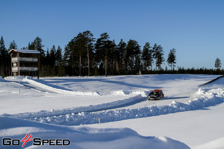 Baumanis debitē 'RallyX On Ice' sacensībās