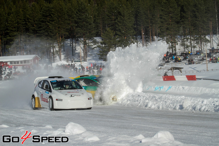 Baumanis debitē 'RallyX On Ice' sacensībās