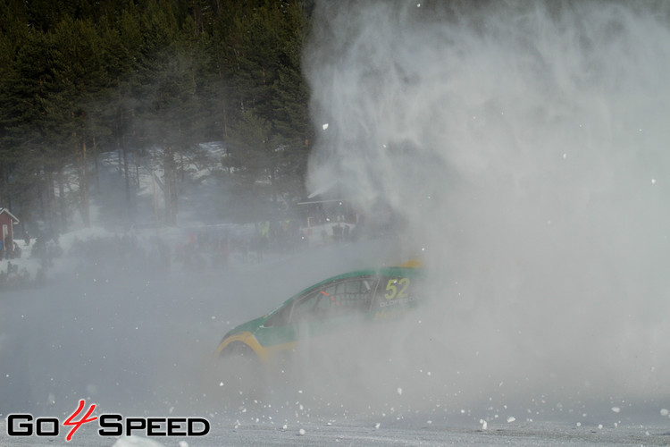 Baumanis debitē 'RallyX On Ice' sacensībās