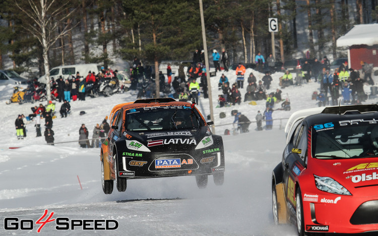 Baumanis debitē 'RallyX On Ice' sacensībās