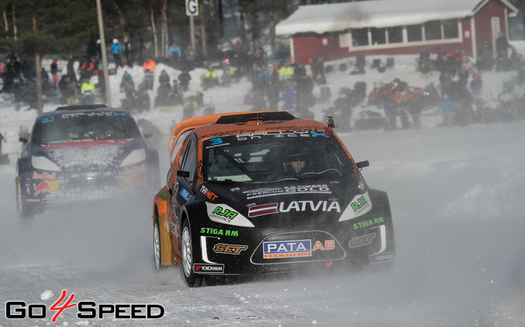 Baumanis debitē 'RallyX On Ice' sacensībās