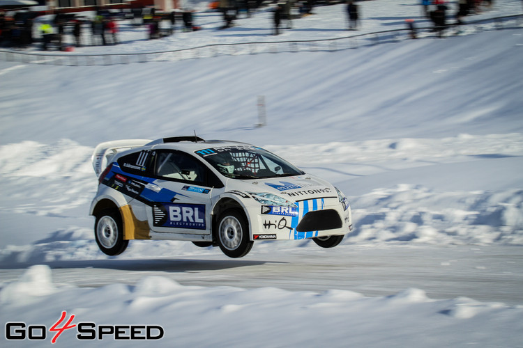 Baumanis debitē 'RallyX On Ice' sacensībās