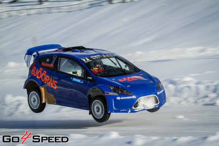 Baumanis debitē 'RallyX On Ice' sacensībās