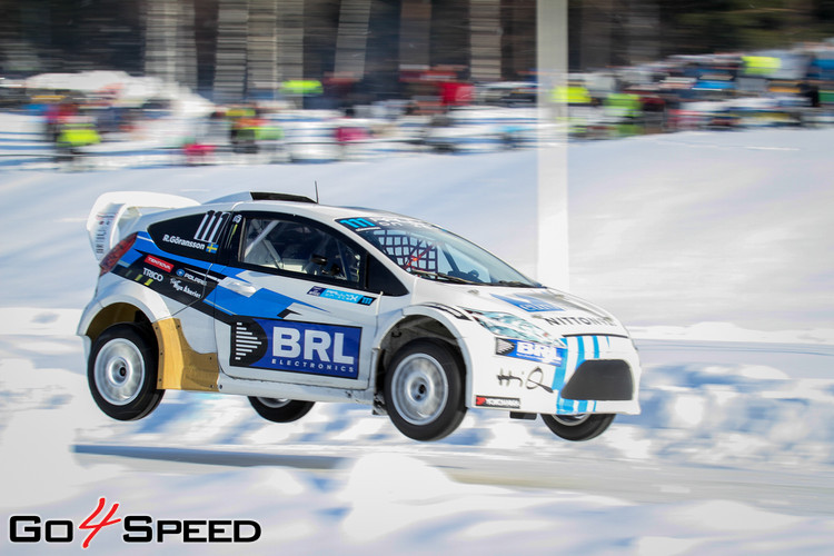 Baumanis debitē 'RallyX On Ice' sacensībās