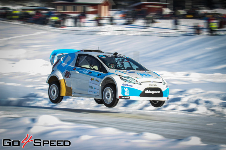 Baumanis debitē 'RallyX On Ice' sacensībās