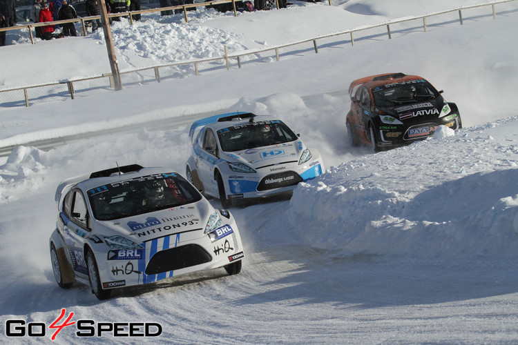 Baumanis debitē 'RallyX On Ice' sacensībās