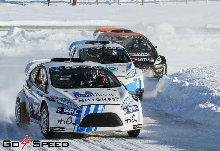 Baumanis debitē 'RallyX On Ice' sacensībās