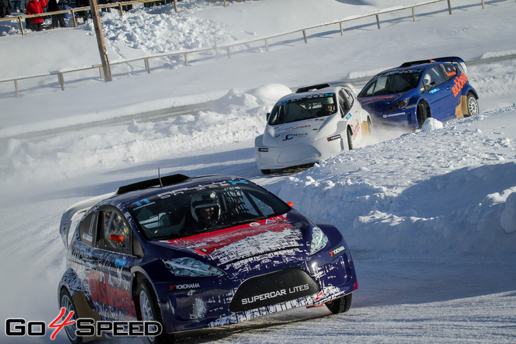 Baumanis debitē 'RallyX On Ice' sacensībās