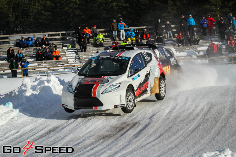 Baumanis debitē 'RallyX On Ice' sacensībās