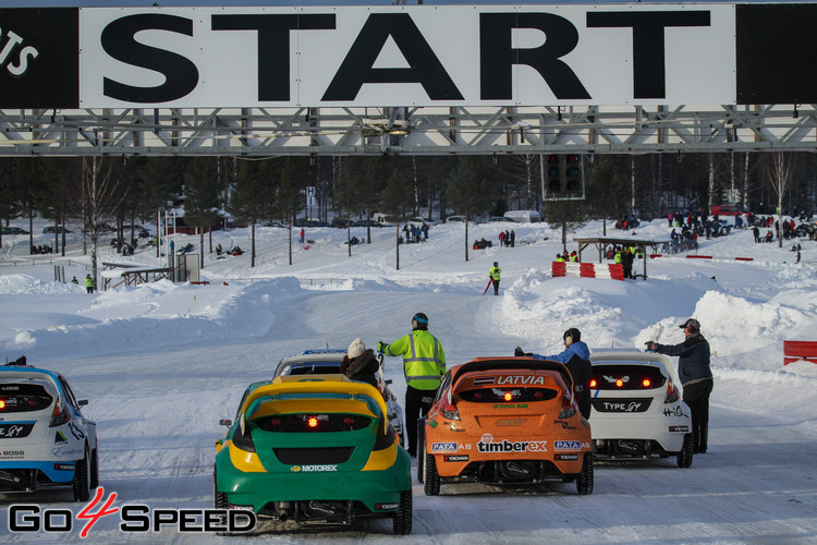 Baumanis debitē 'RallyX On Ice' sacensībās