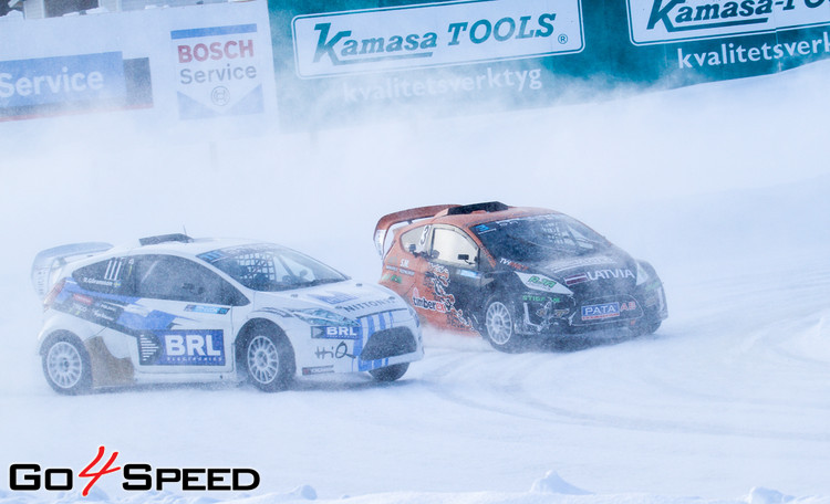 Baumanis debitē 'RallyX On Ice' sacensībās