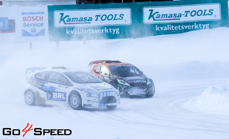 Baumanis debitē 'RallyX On Ice' sacensībās