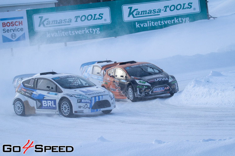 Baumanis debitē 'RallyX On Ice' sacensībās