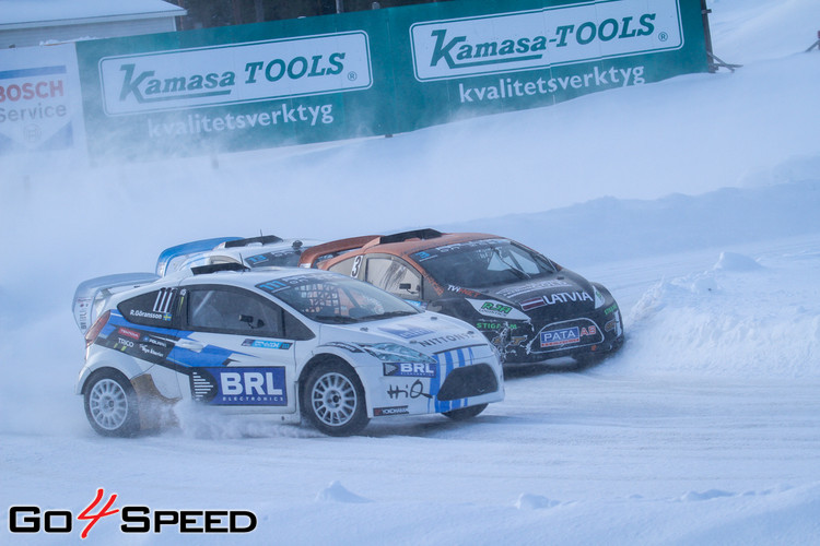 Baumanis debitē 'RallyX On Ice' sacensībās