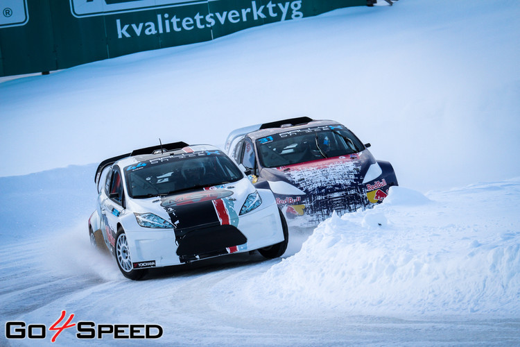 Baumanis debitē 'RallyX On Ice' sacensībās