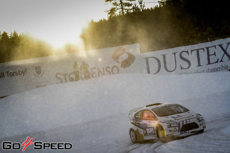 Baumanis debitē 'RallyX On Ice' sacensībās