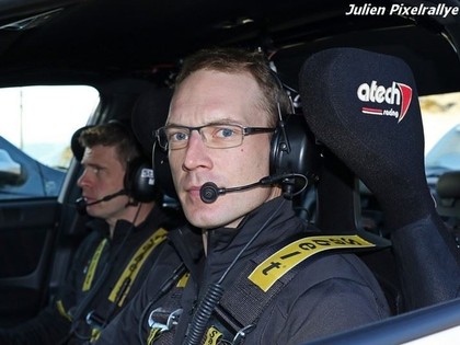 FOTO: Latvala, pierakstot Montekarlo WRC rallija trasi, sasit 'Subaru'