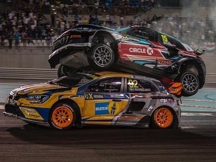 VIDEO: Pasaules rallijkrosa čempionāta iespaidīgāko avāriju topā arī latviešu sportisti