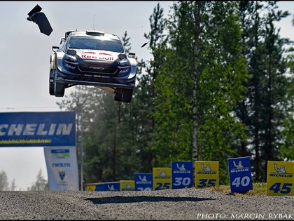 VIDEO: Ožjē un Noivils Somijas WRC rallijā veic 60 metrus tālus lēcienus