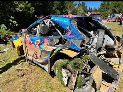VIDEO: Franču braucējs Čīles WRC piedzīvo iespaidīgu avāriju