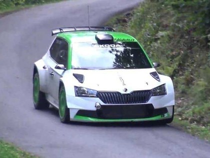 VIDEO: Rovanpera testē jauno 'Škoda Fabia R5'