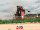 VIDEO: Rallija 'Aukštaitija' '0' ekipāža treniņos piedzīvo avāriju