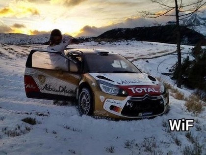 VIDEO: Lēbs testos noskrien no ceļa; skatītāji priecīgi satikt WRC zvaigzni
