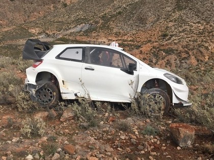 VIDEO: Latvala testos Spānijā piedzīvo avāriju