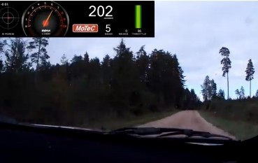 VIDEO: Lukjaņuks mežā attīsta 200 km/h lielu ātrumu