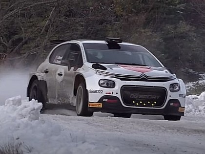 VIDEO: Grjazins izmēģina jauno 'Citroën C3 Rally2' automašīnu