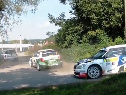 VIDEO: Traks un nesaprotams video no Čehijas rallija