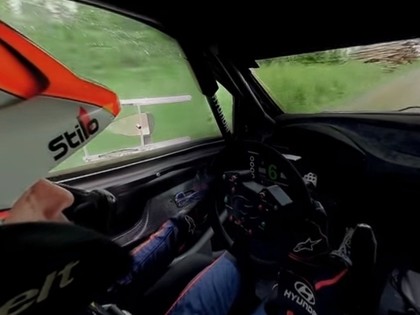 VIDEO: Unikāls 4D video no WRC automašīnas salona