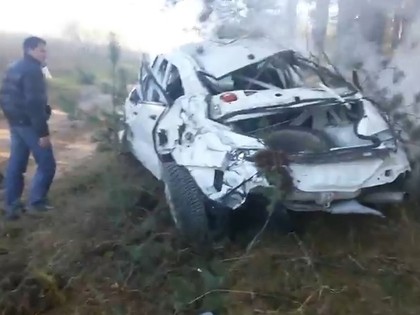 VIDEO: Sportists šaušalīgā avārijā pāris sekundēs iznīcina auto