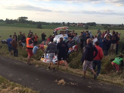 VIDEO: Noivils debijā ar 'Hyundai i20 R5' piedzīvo iespaidīgu avāriju