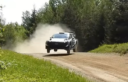 VIDEO: Gross ar jauno 'Ford Fiesta WRC' gatavojas 'Rally Liepāja'