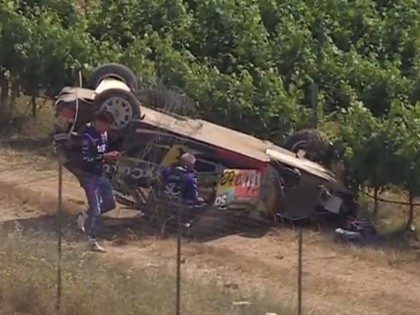 VIDEO: Seska ekipāža diemžēl piedzīvo iespaidīgu avāriju