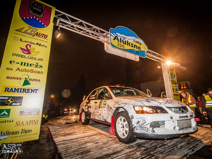 VIDEO: Rallijsprints 'Alūksne' gaida aukstumu un sniegu