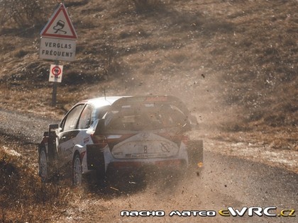 VIDEO: Ožjē un Tanaks Montekarlo WRC rallijā piedzīvo bīstamus momentus