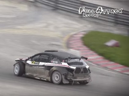 VIDEO: Reinis Nitišs iemēģina jauno 'Seat Ibiza RX Supercar' automašīnu