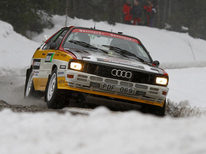VIDEO: Tā ar Audi Quattro brauc 67 gadus vecais Blomkvists