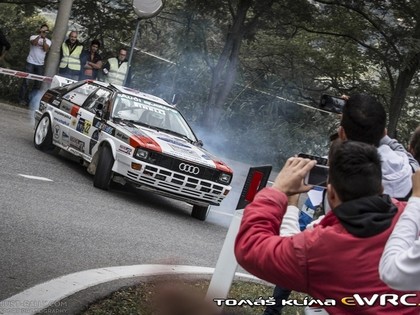 VIDEO: Audi Quattro driftē rallijā