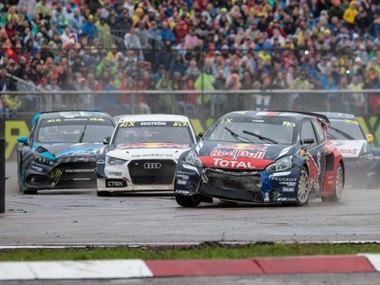 VIDEO: Lēbs Latvijā izcīna pirmo uzvaru pasaules rallijkrosa čempionātā