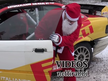 VIDEO: Kad Ziemassvētku vecītis tiek pie 400 ZS jaudīga 'BMW M3'